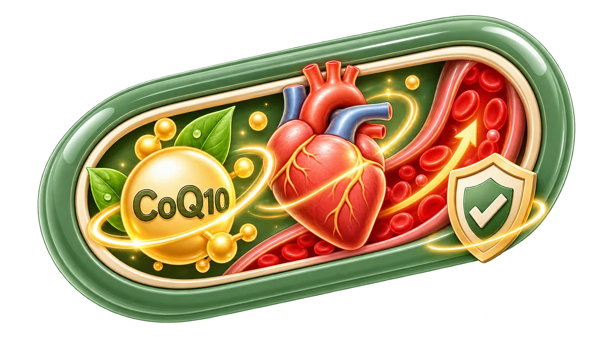 ภาพประกอบ CoQ10 และการดูแลหัวใจ